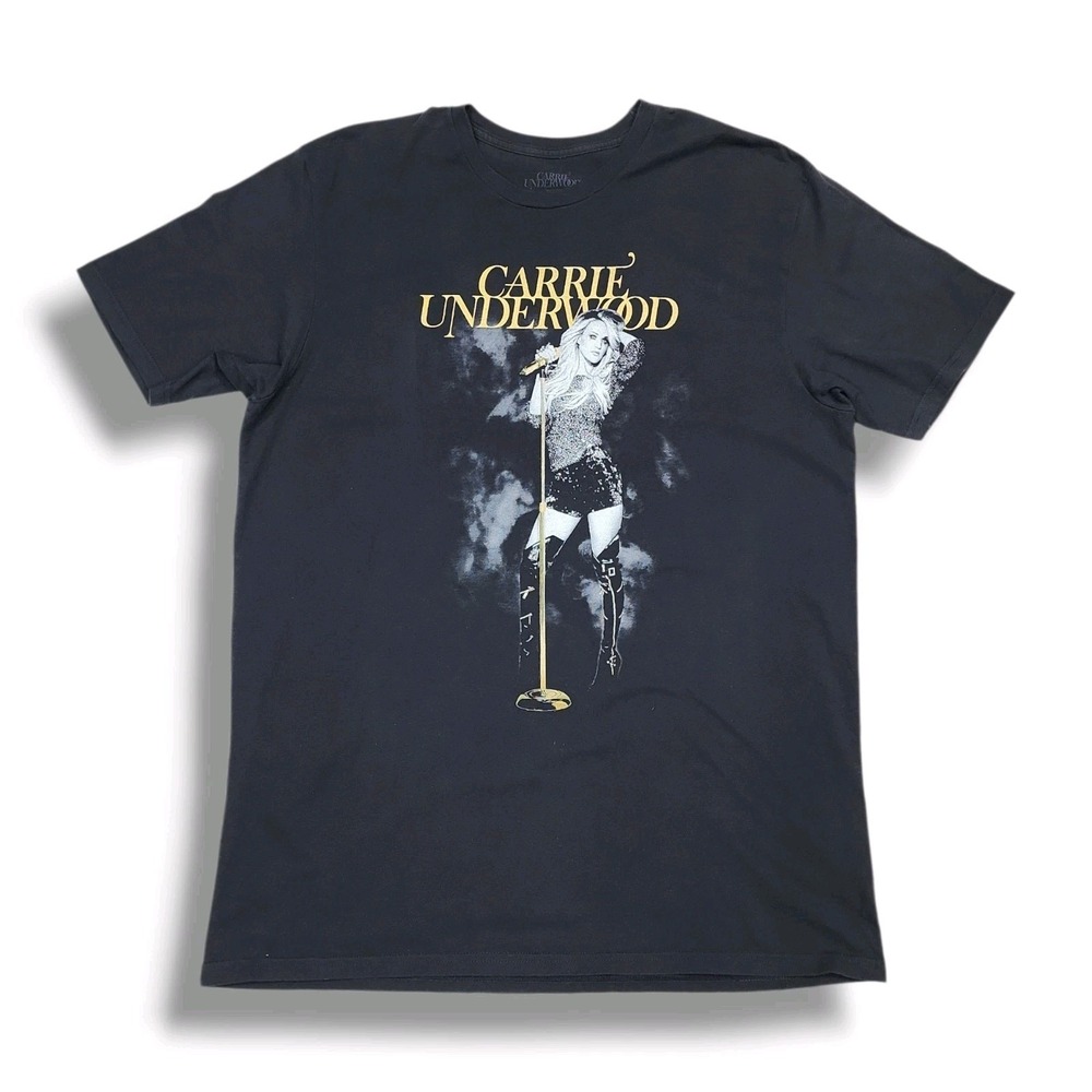 Carrie Underwood Cry Pretty Tour Country Music Black Concert T-Shirt Men's Xl